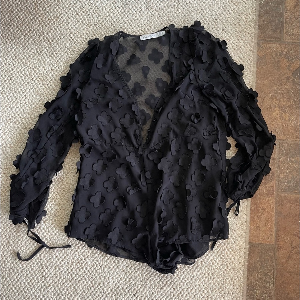 Alice McCall Black Romper